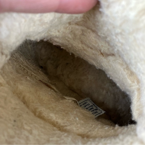 Bearpaw Abby Sheepskin Lined Hickory Winter Boots Ankle Buckle Size 7 - Picture 15 of 16